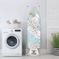 thumbnail image 3 of KUIFORTI Blossom Cherry Ironing Board Cover Blue Marble Iron Board Cover Standard Size Ironing Board Pad Cover Non Slip Thick Padding, 3 of 5