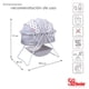 thumbnail image 5 of Cuna Moises D´Bebe Siesta Bebe Gris Plegable con Mosquitero, 5 of 6