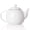 White-30 oz, variant on Porcelain Teapot 30 oz White With Removable Stainless Steel Infuser