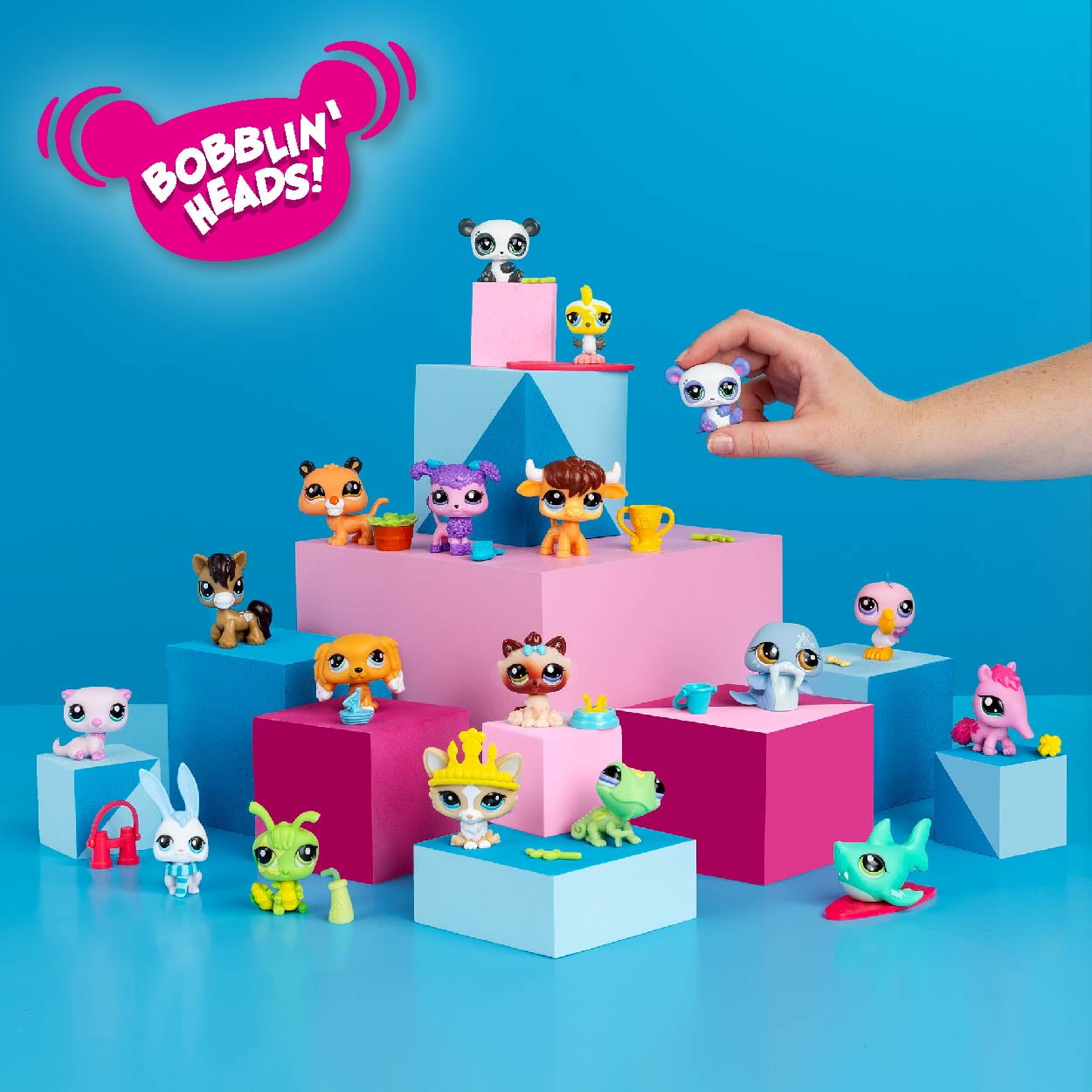 Littlest Pet Shop 18 Pets Collector Set Pet Surprise Display Gen 7 Pets 1 18 Authentic LPS Bobble Head Figure Girls Boys Ages 4