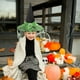 thumbnail image 5 of Decoraciones de Halloween Fiesta de Halloween Sombrero de bruja Cubierta de cara de encaje Sombrero de bruja de mago Sombrero de tafetán de poliéster Sombrero de bruja de encaje de disfraz, 5 of 6