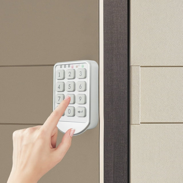 Serrure Électronique Intelligente pour Armoire, Serrure de Tiroir de Meuble de Boîte, Serrure à Combinaison, Serrure Cachée pour Classeur, Serrure de Porte Électronique, Alimentation d'Urgence USB, Protection par Mot de Passe, pour la Maison et le Bureau