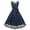 Blue, variant on mtvxesu Plus Size Dresses, European And American Round Neck Lace Sleeveless Cocktail Halloween Dress Evening Gown Wedding Guest Dresses