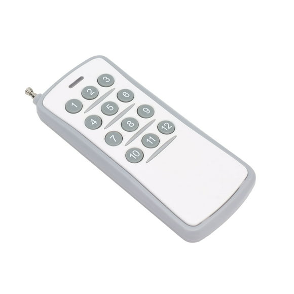 Control Remoto Inalámbrico ANGGREK 433MHz ABS DC12V 12 Botones