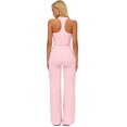 thumbnail image 2 of IBTOM CASTLE Two Piece Workout Sets for Women Racerback Tank Top Matching High Waist Wide Leg Yoga Pants Pilates Outfits Pink, 2 of 7