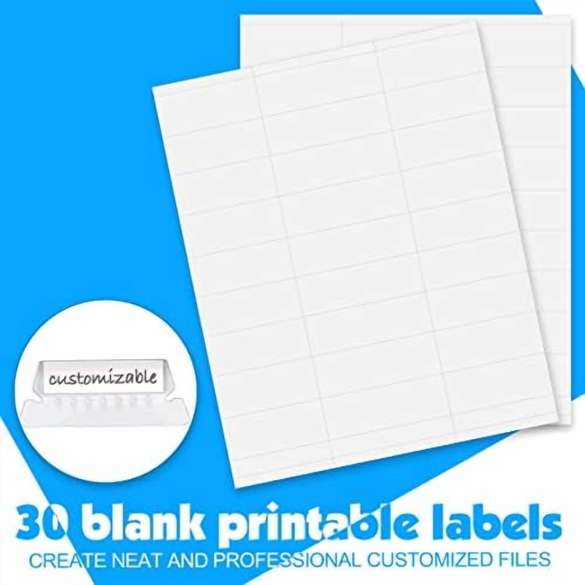 Extra Capacity Hanging File Folders, 30 Pack Reinforced Letter Size Hanging Folders with Heavy Duty 1 Inch Expansion, Designed for Bulky Files, Medical Charts, Assorted Colors