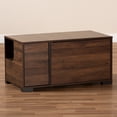 Baxton Studio Connor Modern and Contemporary Walnut Brown Finished 2