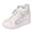 White, variant on Women Platform High Heels Sneakers Lace Crochet Lace Up Chunky Bottom Floral Mesh High Top Canvas Shoes Black 41