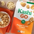 thumbnail image 3 of Kashi GO Breakfast Cereal, Fiber Cereal, Vegan Protein, Family Size, Peanut Butter Crunch, 21oz Box (1 Box), 3 of 12