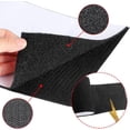 thumbnail image 5 of Cinta de velcro Cinta de velcro de doble cara con cinta de sujeción trasera adhesiva Reutilizable Rollo de gancho de doble cara Pegamento adhesivo Parche de nailon, negro (6, 5 of 5