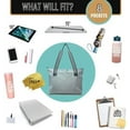 thumbnail image 3 of Brooke & Jess Designs Football Mom Gifts - Large Zippered Sports Tote Bag with Pockets for Women, Moms, Mama - Perfect for Work, Mother's Day, 3 of 5