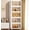 Cream-76QT/5 Pack, variant on Storage Bins with Lid 4 Pack 76QT, Stackable Storage Containers with Wheels and Magnetic Doors, Plastic Clothes Closet Organizers and Storage Box for Home and Office