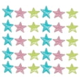 thumbnail image 3 of 100 Uds. Pegatinas de estrellas coloridas pegatinas de pared que brillan pegatinas de pared de estrellas de plástico parche calcomanía Kits de decoración para fiestas color 3 cm 100 piezas Cateissary HA004699-02, 3 of 6