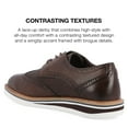thumbnail image 5 of Vance Co. Mens Warrick Tru Comfort Foam Wingtip Lace-up Derby Dress Shoe, 5 of 8