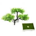 thumbnail image 3 of Artificial Plant Bonsai Potted Simulation Pine Tree Office Room Table Decoration, 3 of 9