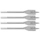 thumbnail image 5 of 25 Mm 4 Piezas Juego De Brocas Para Madera Planas Reemplazo De Herramienta De Perforación De Carpintería De Acero Con Alto Contenido De Carbono 25 Mm, 5 of 7