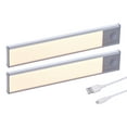 thumbnail image 2 of BLACK+DECKER Rechargeable Under Cabinet Lighting, Motion Sensor On/Off, Warm White LED, Stick-On Install for Kitchen & Closets - 2 Light Bars, 2 of 11