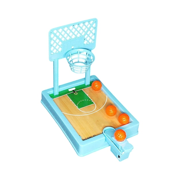 Mini Juego De Tiro De Baloncesto Emocionante Diversión Compacta Para Habilidades Motoras Ni?os Azul Con 4 Bolas Sunnimix Juego de baloncesto