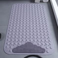 thumbnail image 2 of Bathroom anti-slip mat toilet bath massage mat bathtub foot mat suction cup Purple, 2 of 9