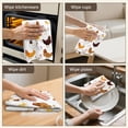 thumbnail image 6 of 2 Pcs Funny Kitchen Towels,Yellow Geometric Quatrefoil Pattern Microfiber Dish Towels,Kitchen Tea Towels,Kitchen Towel Set (18" X 26"), 6 of 7