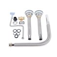 FENG20 Kitchen Sink Basin Drain Hose Sewer Pipe Fitting Double Sink