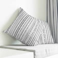 thumbnail image 3 of White Boho Pillow Covers 24x24 Inch Decorative Throw Pillow Cover, Country Abstract Black Geometric Striped Sofa Pillowcases Accent Cushion Case Home Decor Bedroom Living Room, 3 of 6