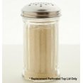 thumbnail image 3 of Soro Essentials- Set of 12 Stainless Steel Replacement Perforated Top Lid Only- Fits with 12 oz. Acrylic Cheese Shaker and Sugar Pourer Shaker Cheese Container Lid for Countertop Kitchen, 3 of 5