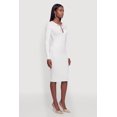 thumbnail image 2 of Women's Double Rhinestone Bow Keyhole Midi Dress, 2 of 3