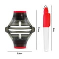 thumbnail image 6 of Ettsollp Golf Ball Marker Stencil with Marker Pens Lightweight Portable Versatile Precision Golf Ball Liner Drawing Marking Tool Kit, 6 of 8