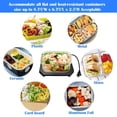 thumbnail image 3 of TrianglePatt Portable Oven,Portable Food Warmer 110V Mini Microwave for heated Meals,Upgraded Lunch Warmer Box with Bag for Office, Travel, Potlucks, and Home Kitchen, 3 of 4