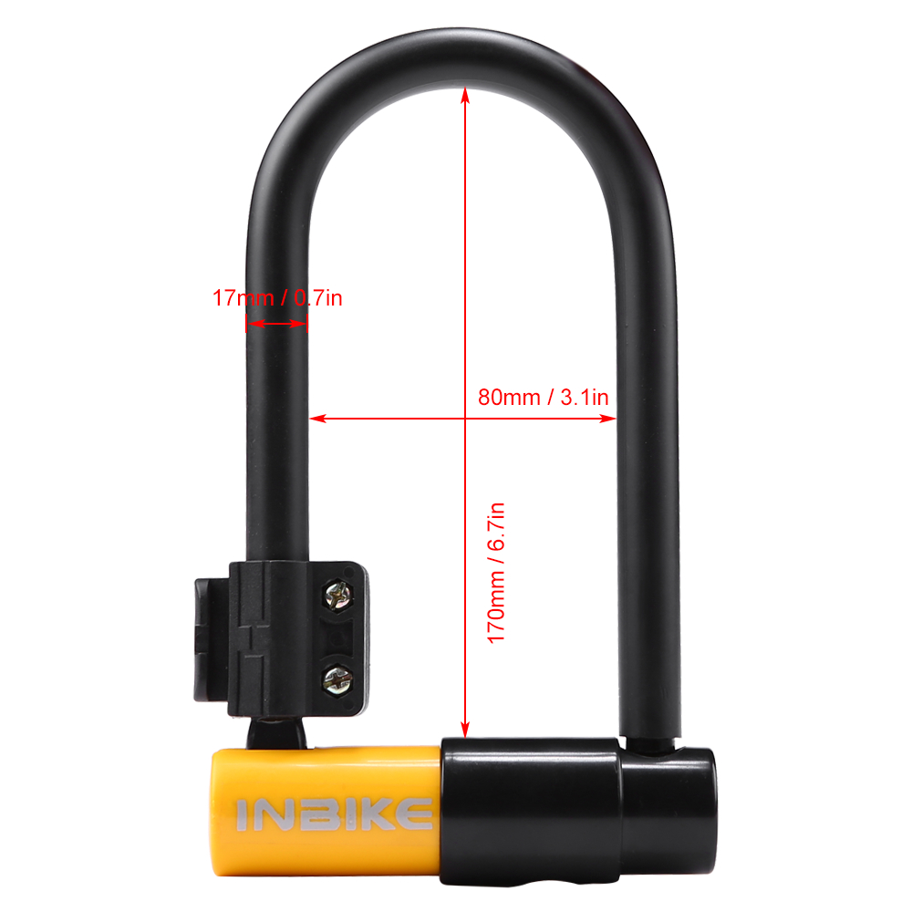 bike lock wall bracket