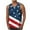 Multicolor1, variant on Jgppe Mens Independence Day Clothes Casual Lightweight Print Crewneck Stretchy Sleeveless Tank Shirts