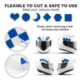 thumbnail image 4 of Uxcell Reflective Tape, Self-Adhesive Trailer Reflector Tape Waterproof Warning Sticker Blue White 2 Inch x 82 Feet, 4 of 6
