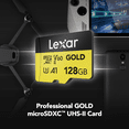 thumbnail image 4 of Lexar Tarjeta Micro Sd Gold De 128gb, Uhs-ii, C10, V60, 4 of 9