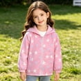 thumbnail image 7 of YUANxueke Girls Zip Up Hoodies Long Sleeve Printed Jacket with Pockets Casual Fashion Outdoor Windbreaker for 12M-7Y, 7 of 7