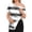 Dark Gray, variant on Post Shoulder Surgery Shirts for Women Tear Away Breathable Striped T Shirts Short Sleeve Port Rotator Cuff Recovery Soft Clothes Light Purple M