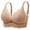Khaki, variant on Jsaierl Womens Lace Bras Plus Size Push Up T-shirt Bras Seamless Padded Bralettes Flexed Fit Breathable Full Figure Bras