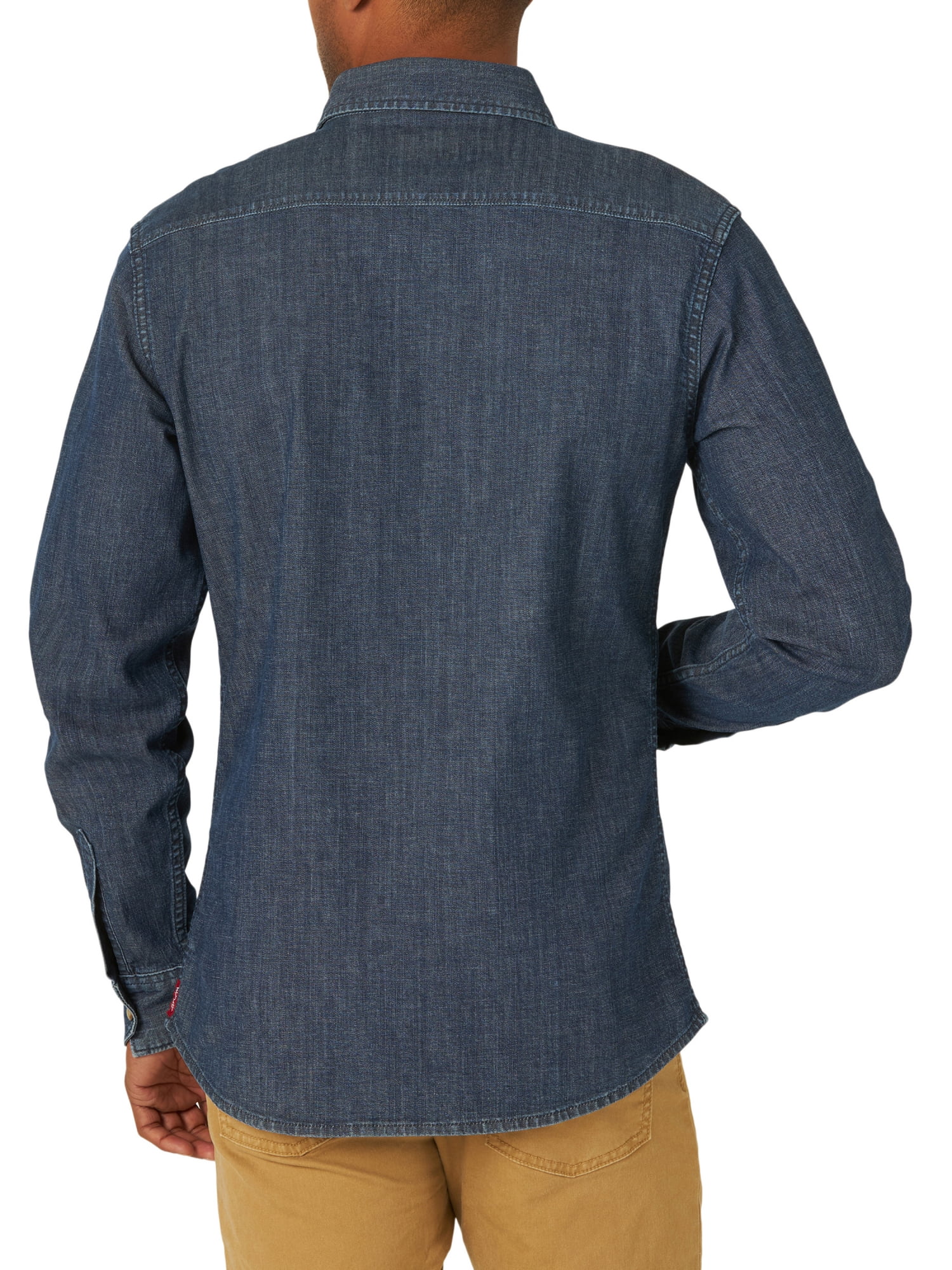 Wrangler Men's Premium Slim Fit Denim Shirt