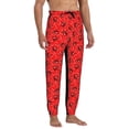 thumbnail image 4 of Kdxio Red Ladybugs On White Dotted Pattern Joggers,Sweatpants for Men with Pockets-Medium, 4 of 5