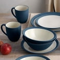 thumbnail image 4 of Noritake Colorwave Blue 16-Piece Curve Dinnerware Set, Service for 4, 4 of 7