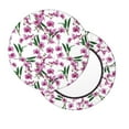 thumbnail image 2 of Balery Orchids Flowers Fundas de asiento para taburete de bar redondo de tela de terciopelo ajustables que protegen de arañazos y manchas para sillas de 14 a 17 pulgadas.-12 inch, 2 of 7