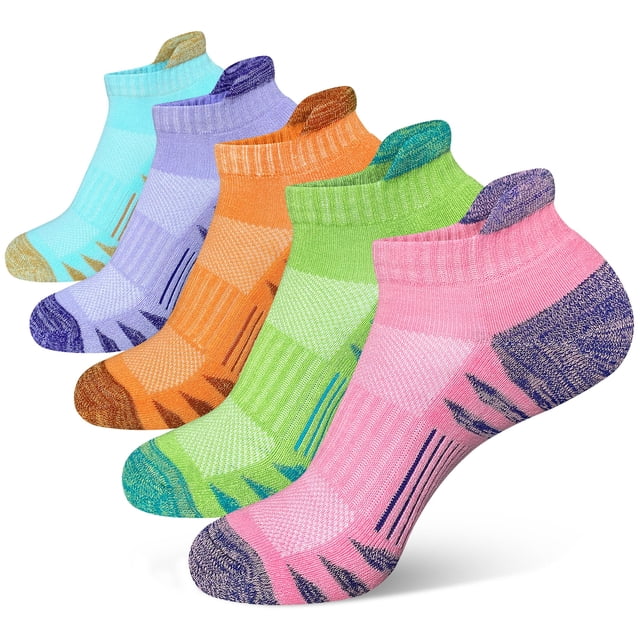 【Calcetines antiampollas para mujer】La lengüeta del talón proporciona mayor comodidad y protección, evita que se resbale, el acolchado en el tendón de Aquiles evita las ampollas en el tobill