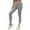 Light Gray, variant on OSOLU Women's Seamless Scrub Wash Yoga Pants Fitness Running Push Up Lift High Waist Leggings Workout Stretchy Running Tummy Control Joggers Bottoms Black L