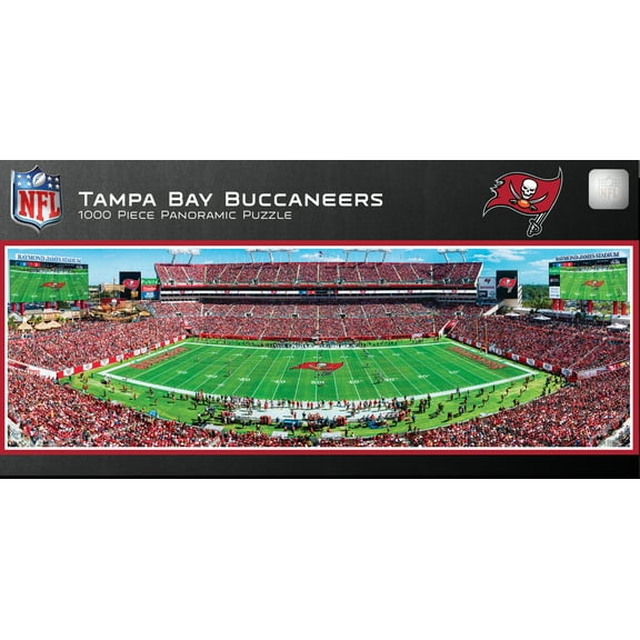 MasterPieces 1000 Piece Sports Panoramic Jigsaw Puzzle - NFL Tampa Bay Buccaneers Center View
