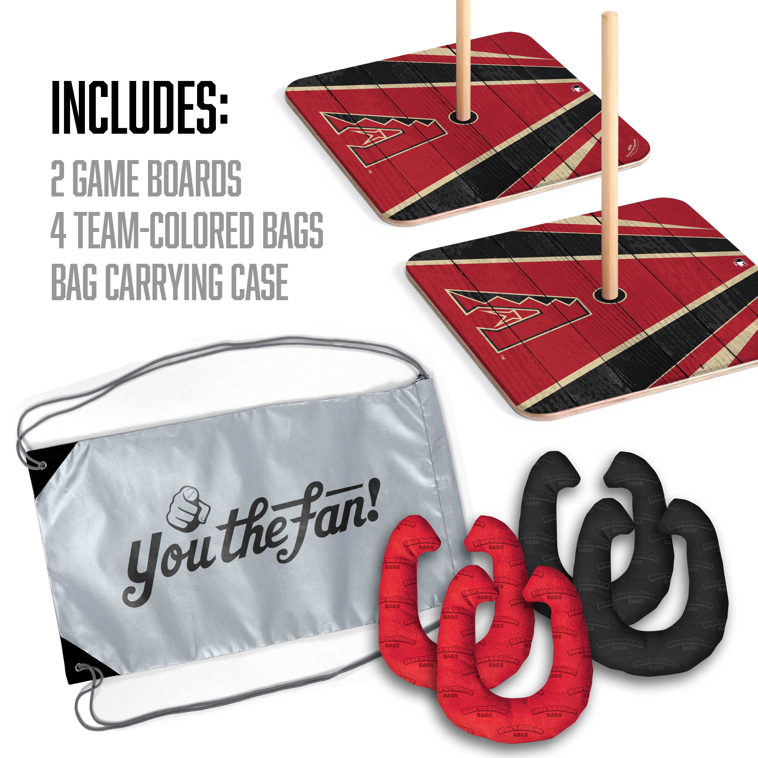 YouTheFan MLB Arizona Diamondbacks HorseShoe Bags