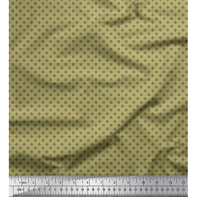 Soimoi Rayon Fabric Artistic Floral Shirting Fabric Prints by Yard 42 Inch Wide