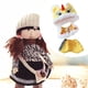 thumbnail image 5 of Conjunto de 3 piezas de ropa de muñeca de peluche para danza del león para niñas pequeñas, cosplay y juego de simulación. amarillo, 5 of 8