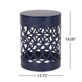thumbnail image 4 of Christopher Knight Home Mellie Outdoor  Outdoor Metal Side Table by  Yellow, 4 of 5