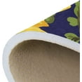 thumbnail image 7 of SKYSONIC 36x24in Retro Sunflowers Area Rug, Blue Flowers Small Non-Slip Floor Carpet for Indoor Living Dining Room Bedroom, 7 of 7