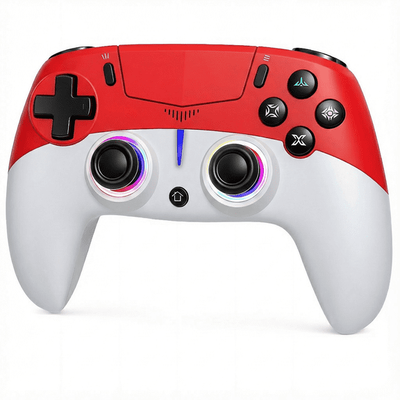 Wireless RGB Controller Compatible with P5/P5 Pro/P5 Slim with Dual Vibration & Six-Axis Sensor